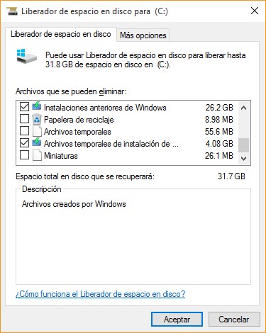 Contento Destilar colisión Recupera espacio en disco después de instalar Windows 10 – Jonathan Búcaro